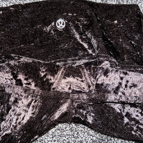 Lululemon H/R leggings Wunder Under, special edition Coffee Press Crushed Velvet - Picture 13 of 13